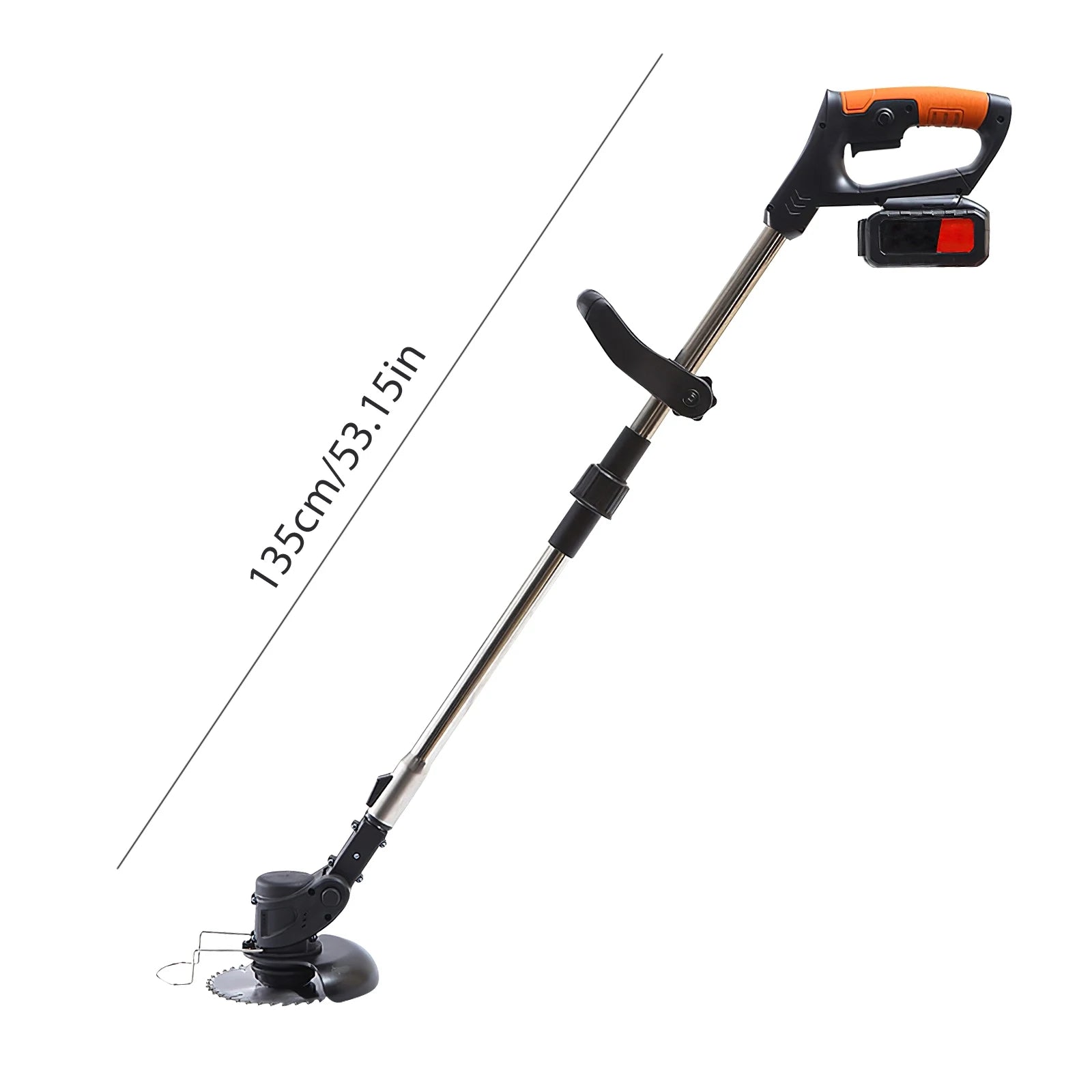 Coupe-bordures électrique sans fil 850 W/650 W avec 2 batteries 21 V
