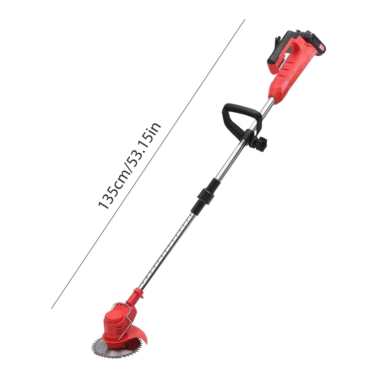 Coupe-bordures électrique sans fil 850 W/650 W avec 2 batteries 21 V