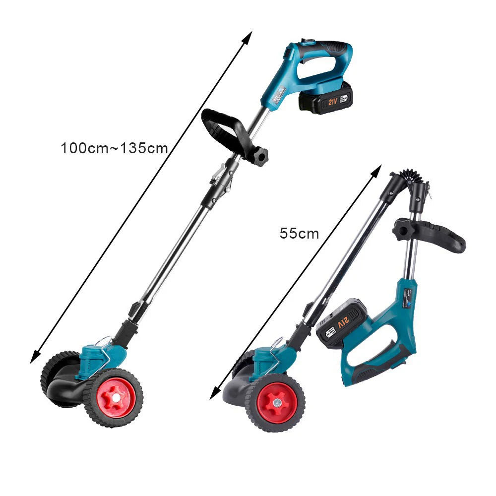 Coupe-bordures électrique sans fil 850 W/650 W avec 2 batteries 21 V