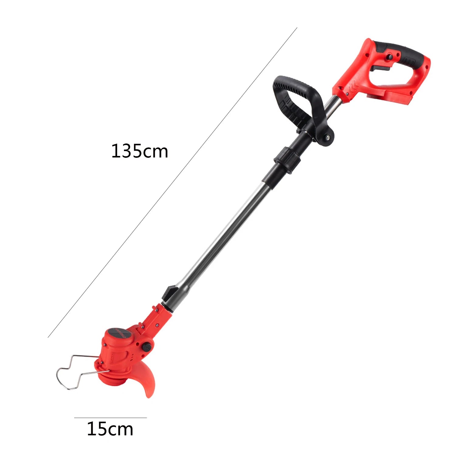 Coupe-bordures électrique sans fil 850 W/650 W avec 2 batteries 21 V