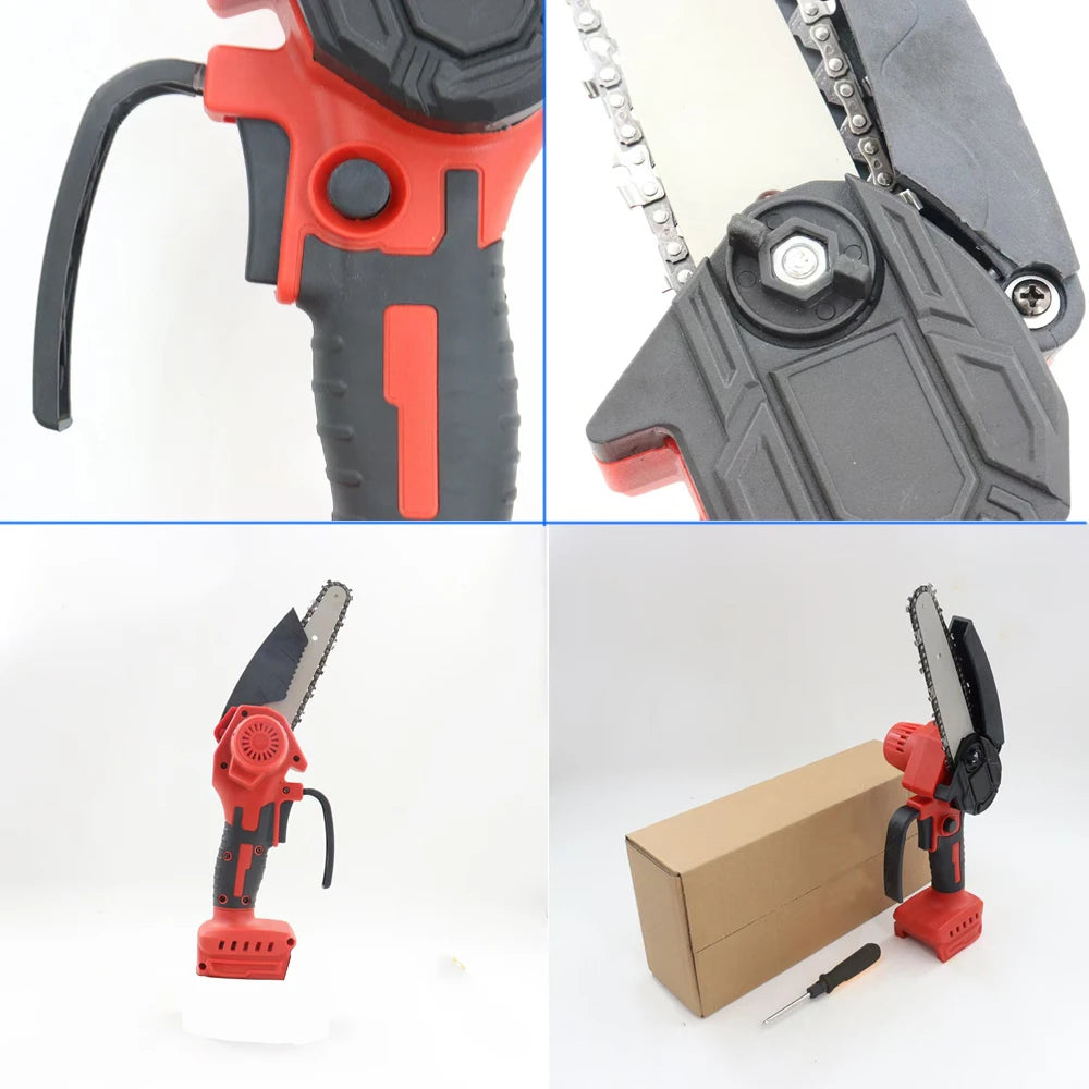 Mini tronçonneuse sans fil 4/6 pouces pour batteries Dewalt/Milwaukee 18 V