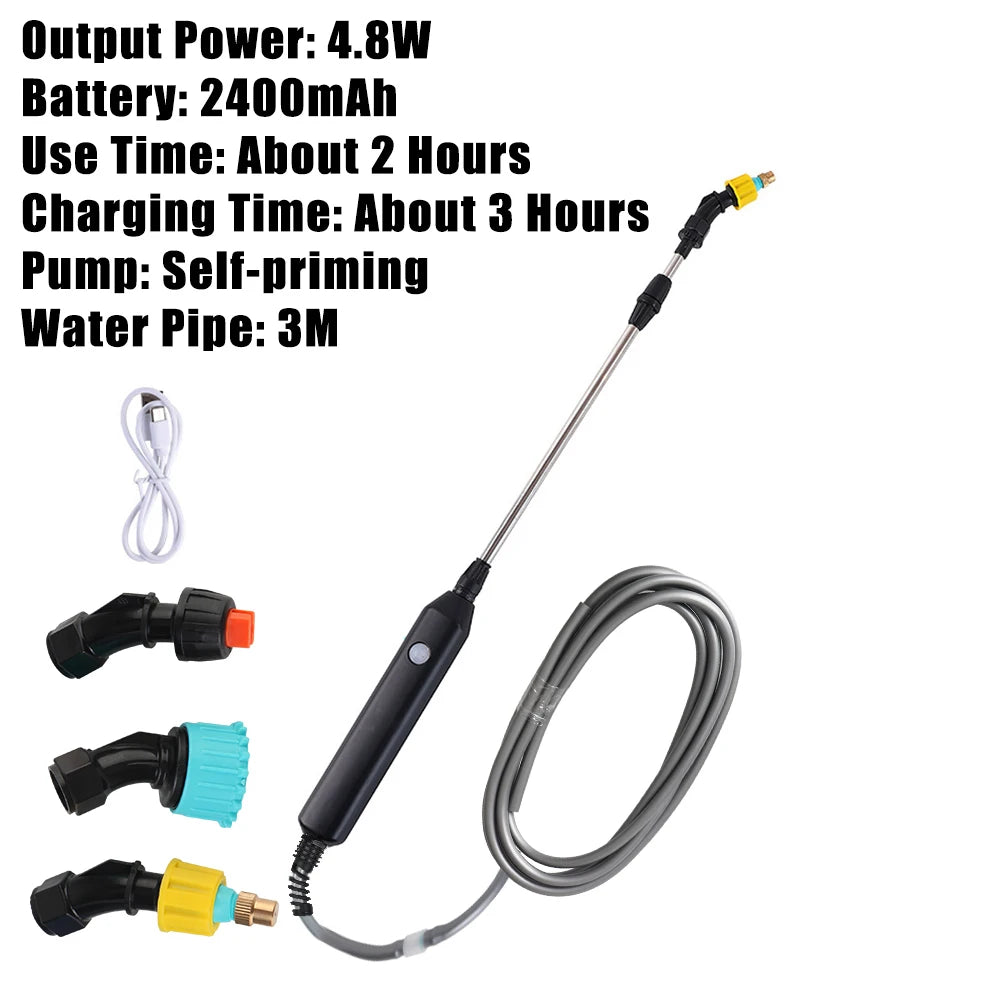 Pulvérisateur de jardin électrique rechargeable par USB