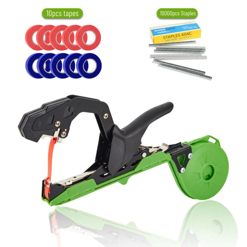 Attache-plantes portatif avec ruban de fixation pour vignes de jardin
