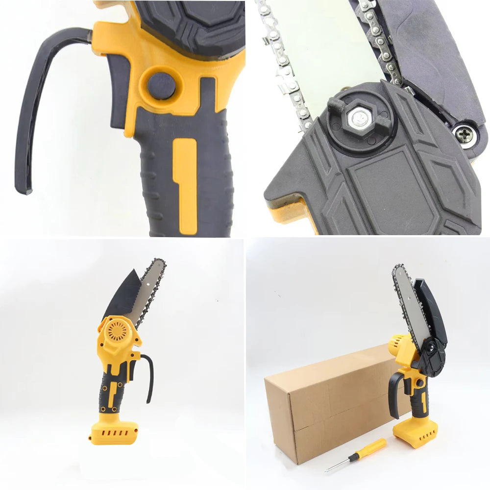 Mini tronçonneuse sans fil 4/6 pouces pour batteries Dewalt/Milwaukee 18 V