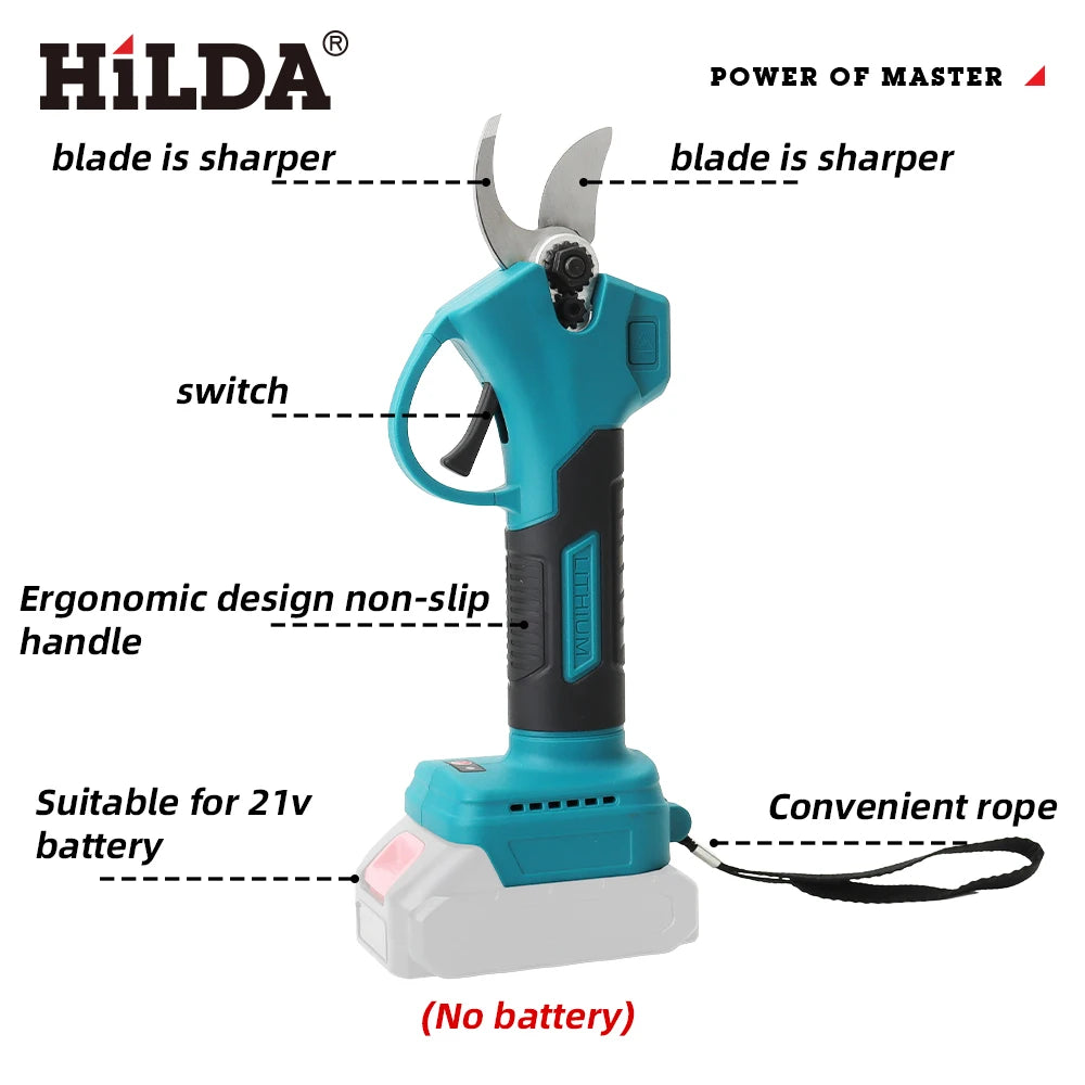 Sécateur électrique sans fil sans balais pour Makita
