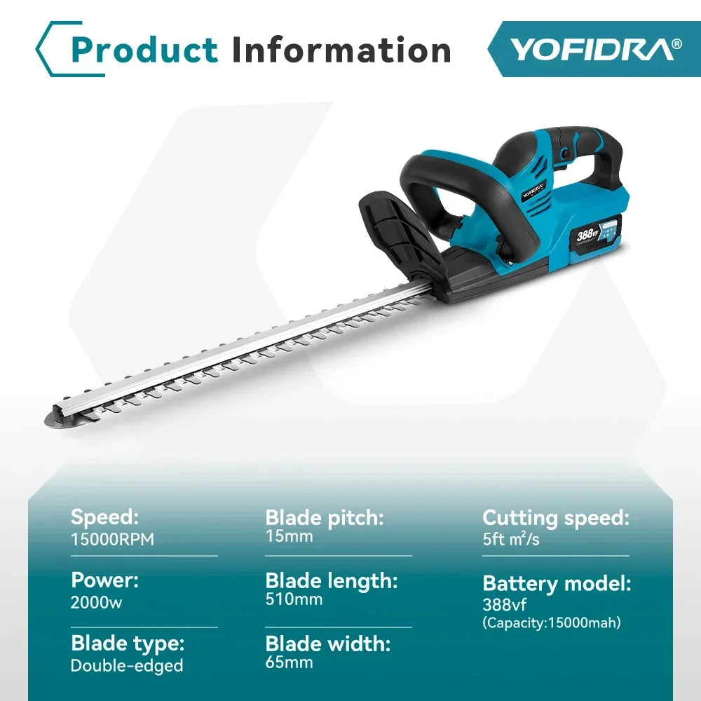Taille-haie électrique YOFIDRA 2000W