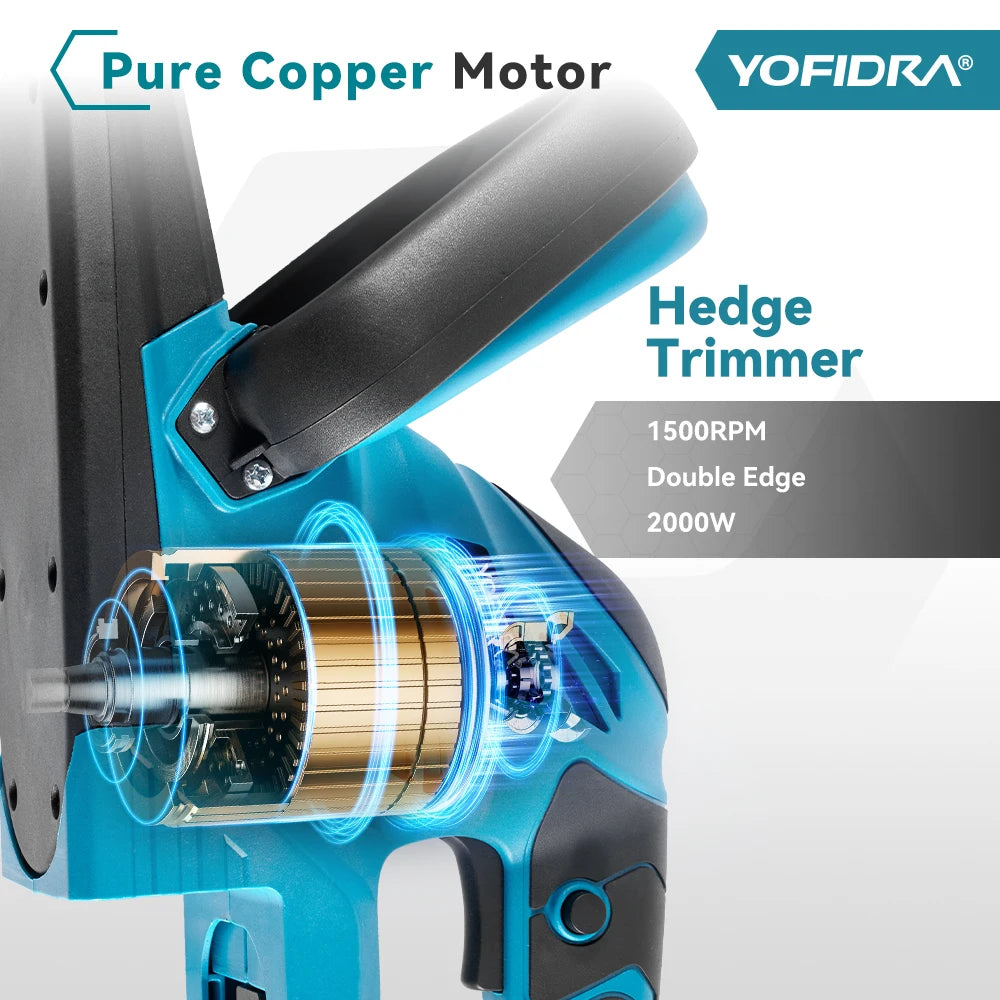 Taille-haie électrique YOFIDRA 2000W