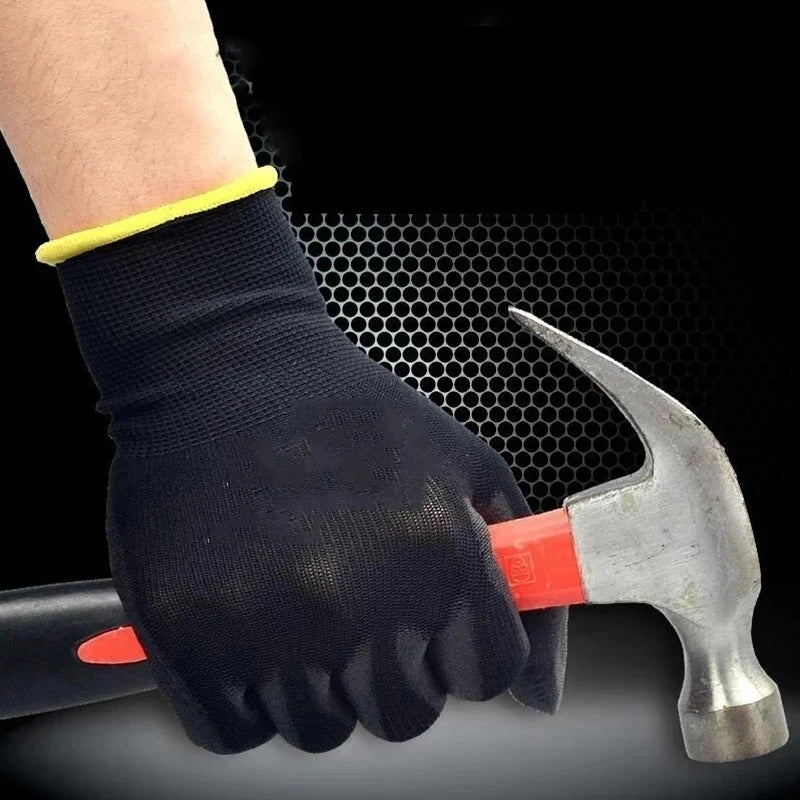 12 paires de gants de sécurité à paume enduite