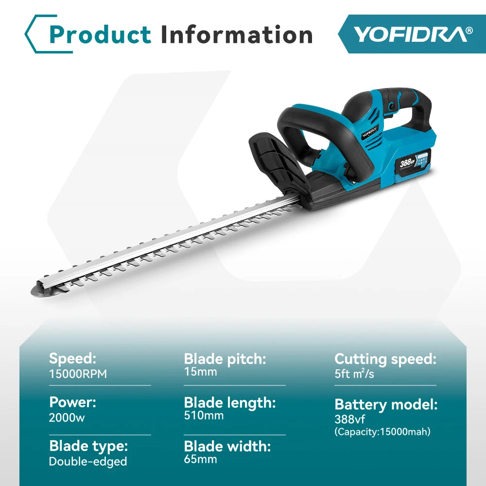 Taille-haie électrique YOFIDRA 2000W