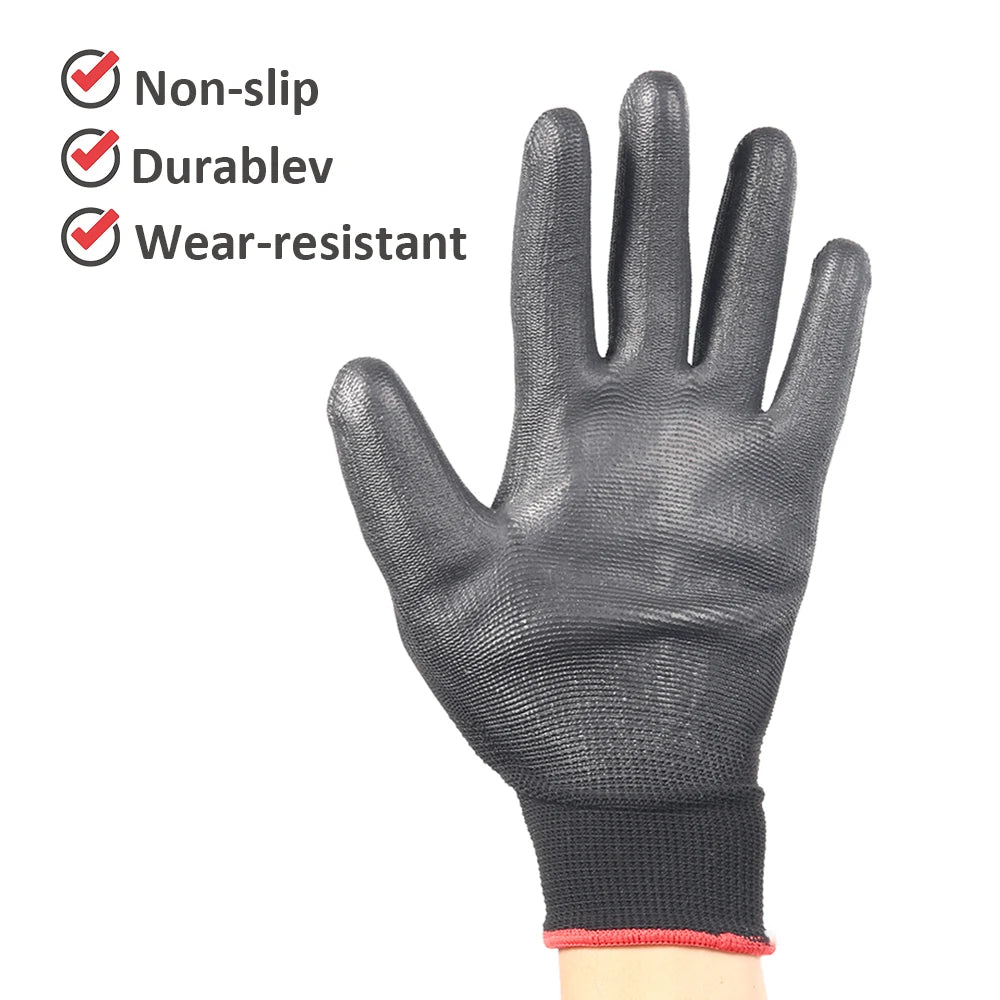 12 paires de gants de sécurité à paume enduite