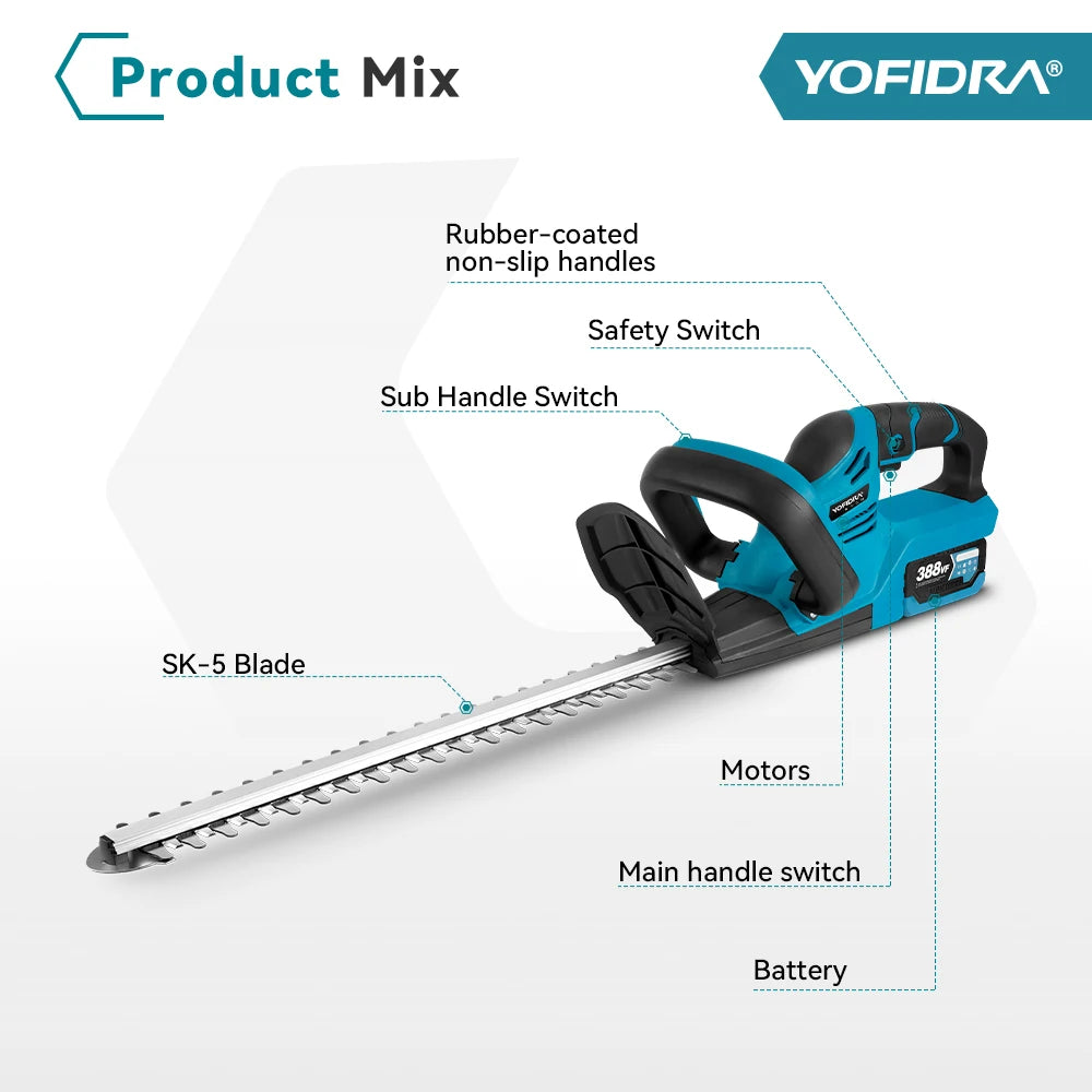 Taille-haie électrique YOFIDRA 2000W