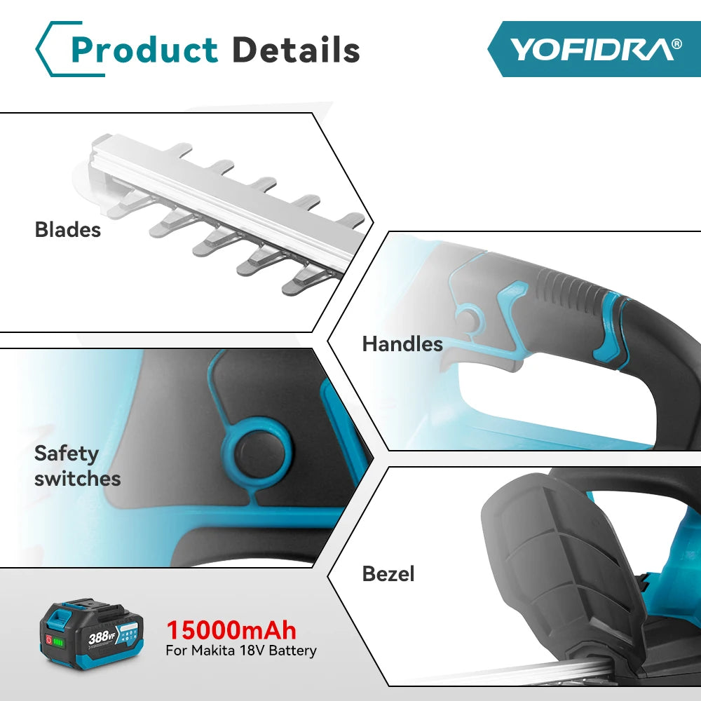 Taille-haie électrique YOFIDRA 2000W